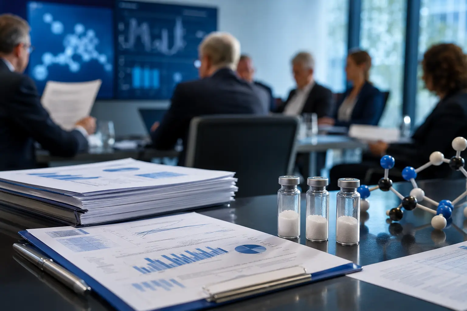 Scientific evidence, peptide samples, and expert review in a regulatory committee setting